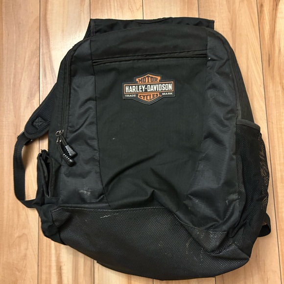 Harley-Davidson Other - Harley-Davidson Black and Orange Men's Backpack -